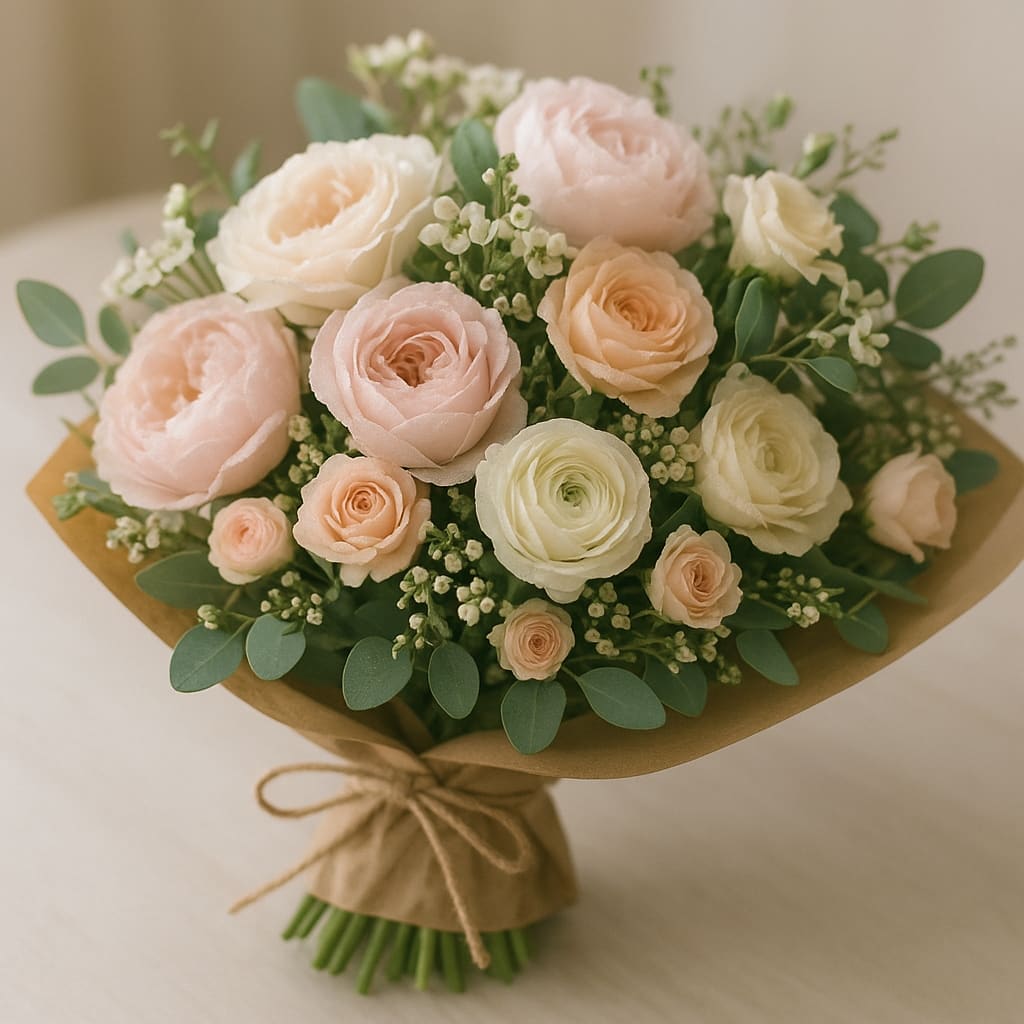 Frische Blumensträuße